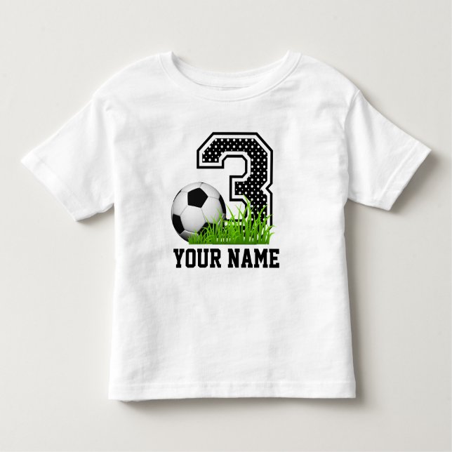 Camiseta Infantil 3º Aniversário Personalizado (Frente)