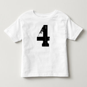 Camiseta Infantil 4o aniversário feliz