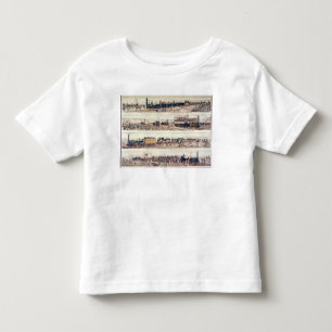 Camiseta Infantil A abertura de Stockton e de Darlington