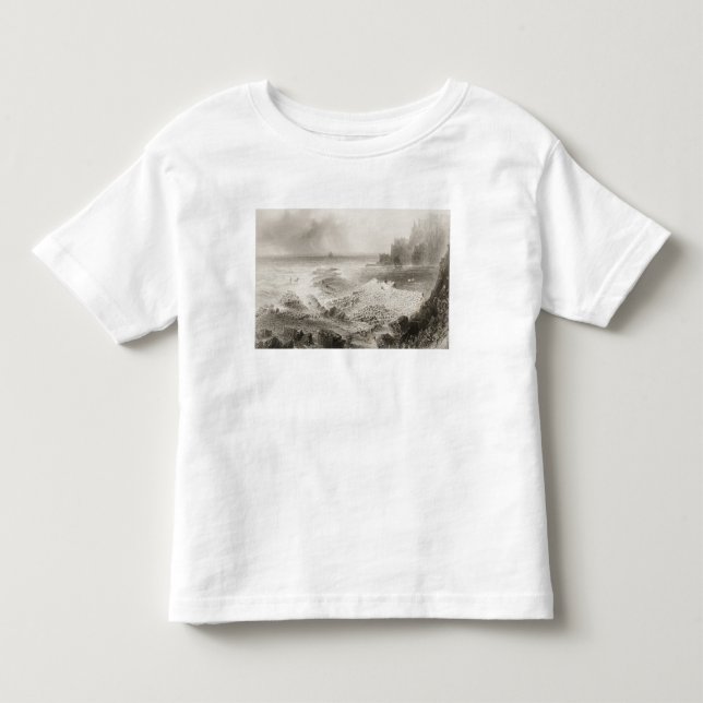 Camiseta Infantil A calçada do gigante de cima de (Frente)