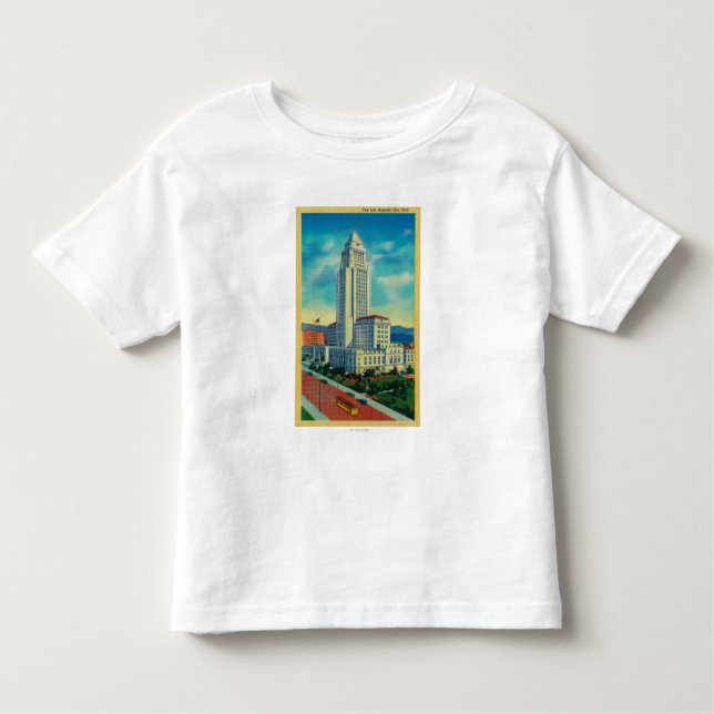 Camiseta Infantil A câmara municipal de Los Angeles (Frente)