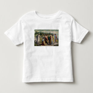 Camiseta Infantil A carga do cristo a St Peter (desenhos animados