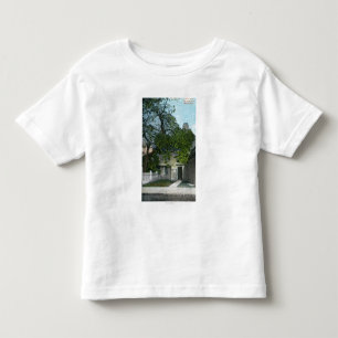 Camiseta Infantil A casa velha da bruxa, entrada principal