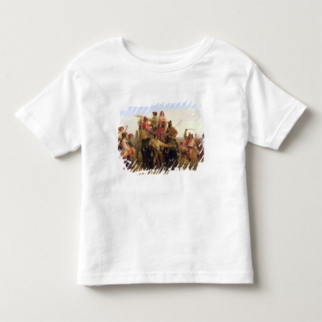 Camiseta Infantil A chegada das ceifeira no Pontine (Frente)