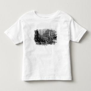 Camiseta Infantil A costa Londres com decorações do jubileu