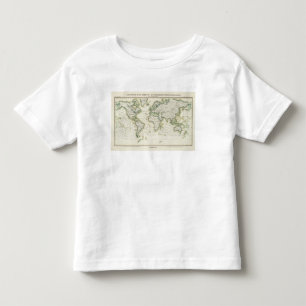 Camiseta Infantil A declinação magnética do mundo