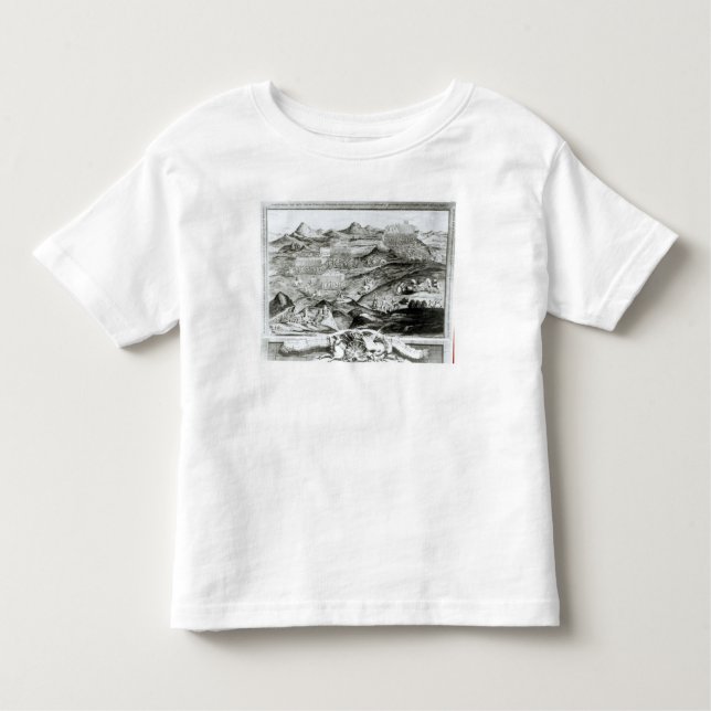 Camiseta Infantil A disposição de batalha de monte de Carberry (Frente)