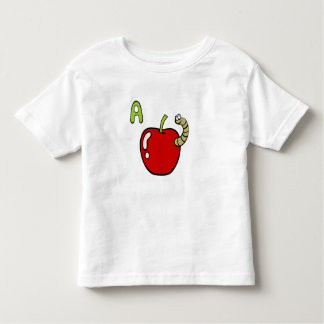 Camiseta Infantil "A é para Apple "