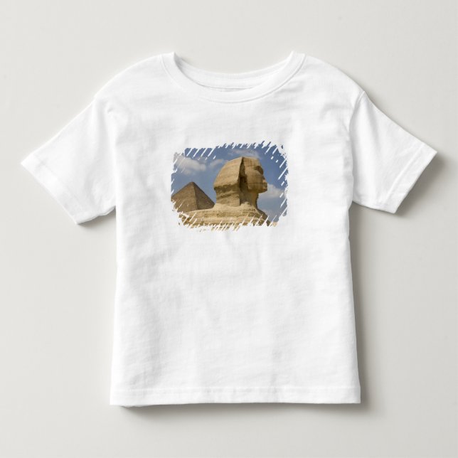 Camiseta Infantil A Esfinge, Gizé, Al Jizah, Egito (Frente)