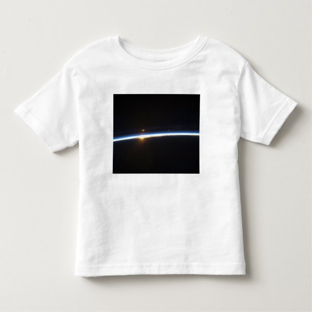 Camiseta Infantil A fina linha da atmosfera terrestre (Frente)