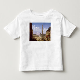 Camiseta Infantil A fonte no lugar du Chatelet
