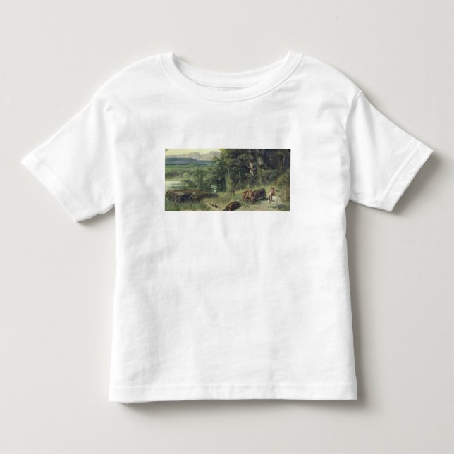 Camiseta Infantil A Idade da Pedra (Frente)