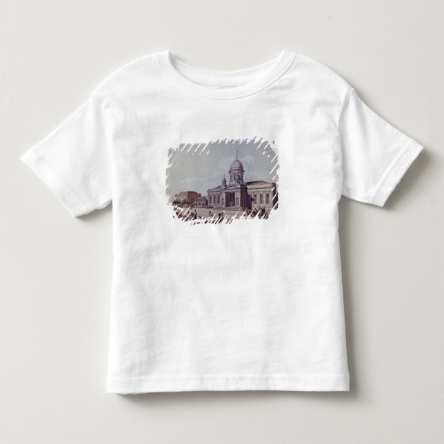 Camiseta Infantil A igreja do castelo e da catedral, Berlim (Frente)
