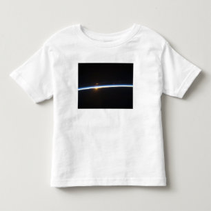 Camiseta Infantil A linha fina da atmosfera de terra