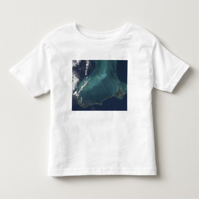Camiseta Infantil A longa e estreita Ilha Eleuthra das Bahamas (Frente)