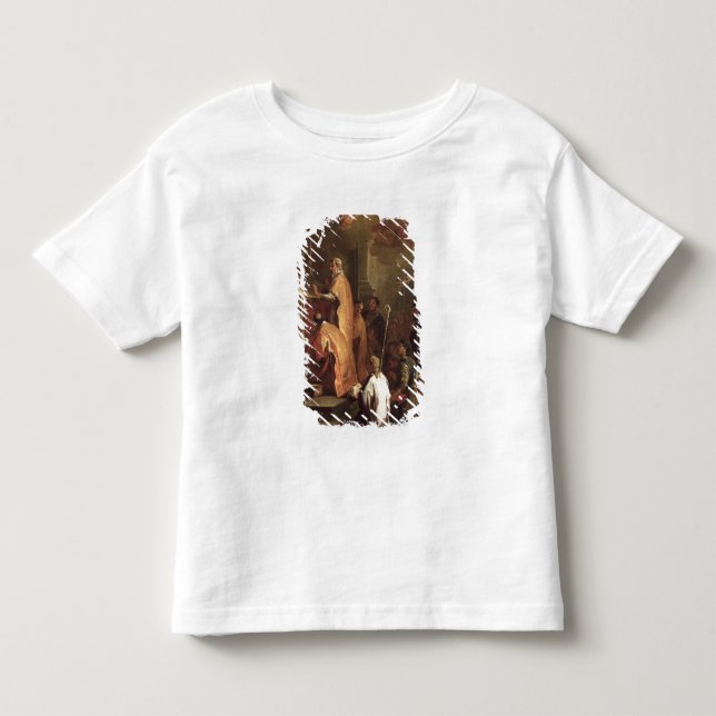 Camiseta Infantil A massa de St Gregory (Frente)