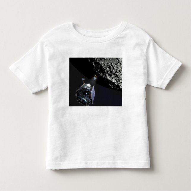 Camiseta Infantil A Observação Lunar CRater (Frente)
