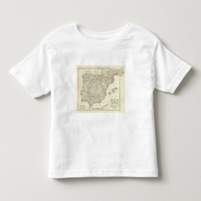 Camiseta Infantil A península ibérica (Frente)