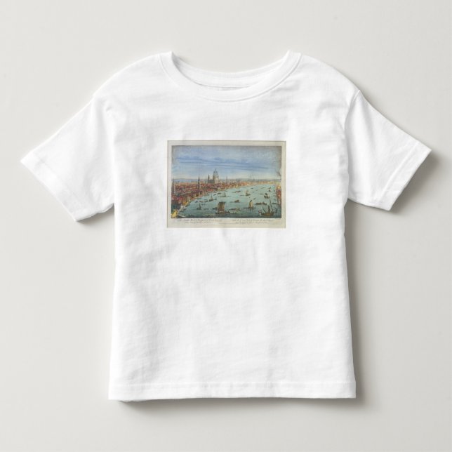 Camiseta Infantil A perspectiva ocidental sul de Londres, de (Frente)