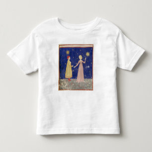 Camiseta Infantil A reunião de Dante e de Beatrice