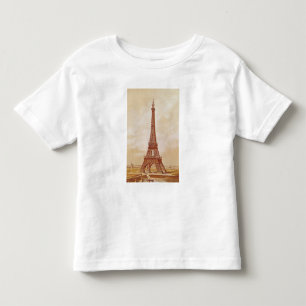 Camiseta Infantil A torre Eiffel, 1889