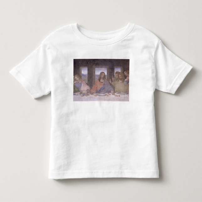 Camiseta Infantil A última ceia, 1495-97 2 (Frente)