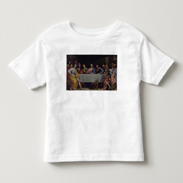 Camiseta Infantil A última ceia, 1648 (Frente)