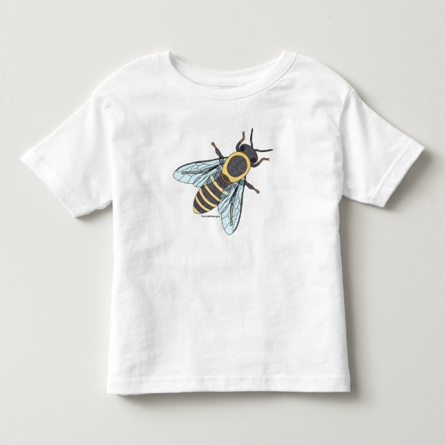Camiseta Infantil Abelha (branca) (Frente)