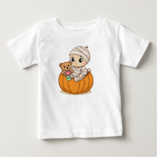 Camiseta Infantil Abóbora Bebê Muminho Fofa