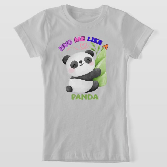 Camiseta Infantil – Abrace-me como um Panda 🐼 (Postura )