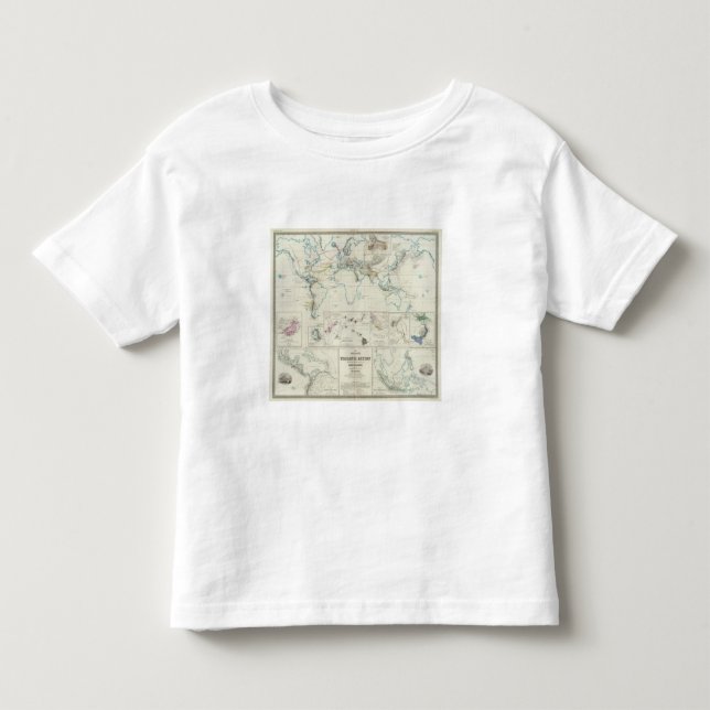 Camiseta Infantil Ação vulcânica (Frente)