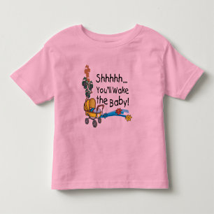 Camiseta Infantil Acordar o bebê