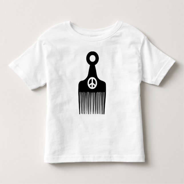 Camiseta Infantil Afro Hair Peace (Frente)