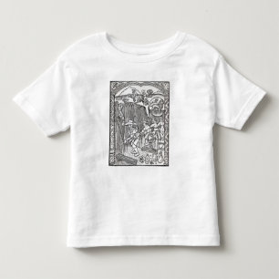 Camiseta Infantil Agosto, do calendário de um pastor