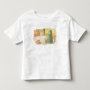 Camiseta Infantil Agregado familiar da escola, cena da sala de