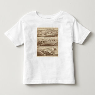 Camiseta Infantil Água branca, ranchos de Saucelito