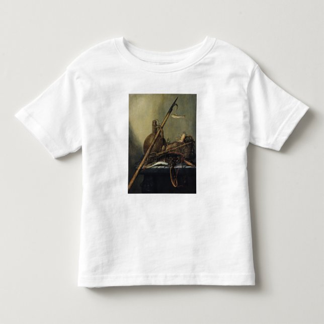 Camiseta Infantil Ainda vida com um jarro e os crustáceos (Frente)