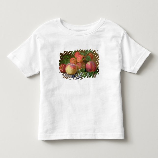 Camiseta Infantil Ainda vida dos pêssegos (Frente)