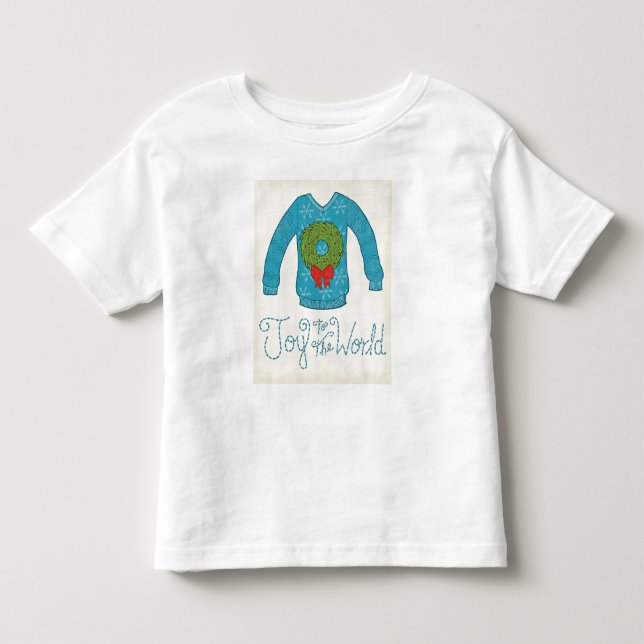 Camiseta Infantil Alegria ao mundo - camisola de Apple selvagem | do (Frente)
