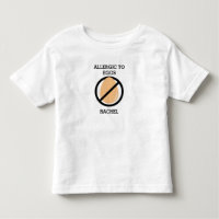 Alérgico aos ovos personalizados não caçoa nenhum