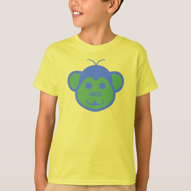 Camiseta Infantil Alimon (Macaco Alienigena) (Frente)
