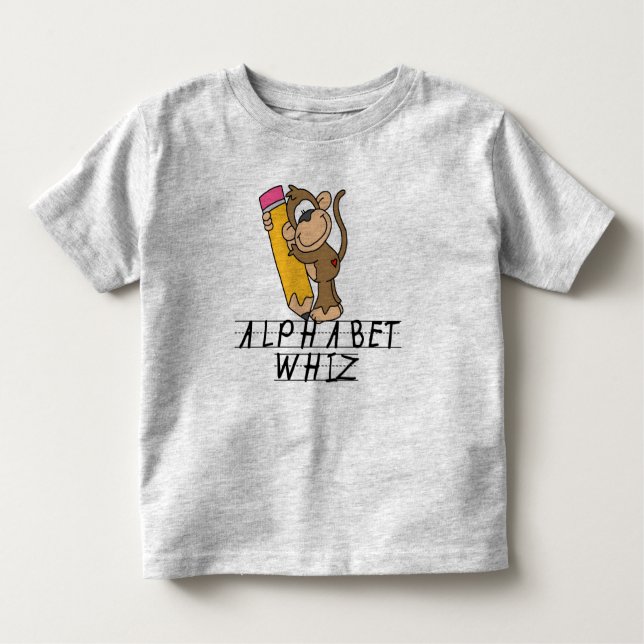 CAMISETA INFANTIL ALPHABET WHIZ (Frente)