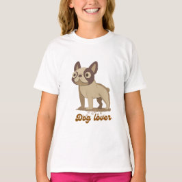 Camiseta Infantil Amante de Cachorros 
