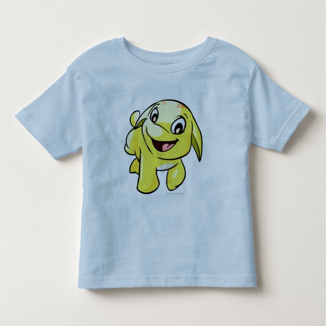 Camiseta Infantil Amarelo de Poogle (Frente)