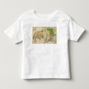 Camiseta Infantil America do Norte, Ásia