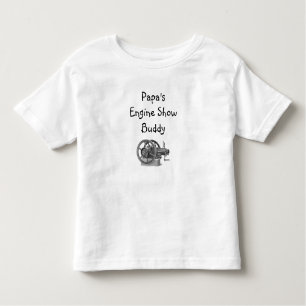 Camiseta Infantil Amigo da mostra do motor da papá