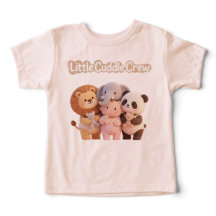 Camiseta Infantil Amigos Animais Fofos