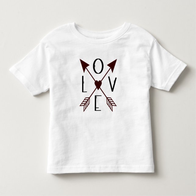 Camiseta Infantil Amor com Flechas (Frente)