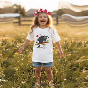Camiseta Infantil Amor de Binturong Fofo