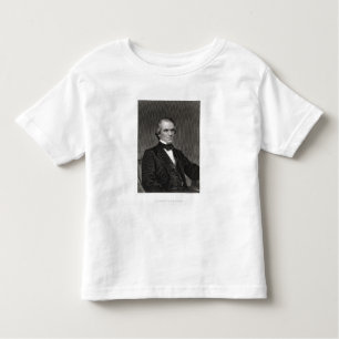 Camiseta Infantil Andrew Johnson, gravado de uma fotografia por Thom